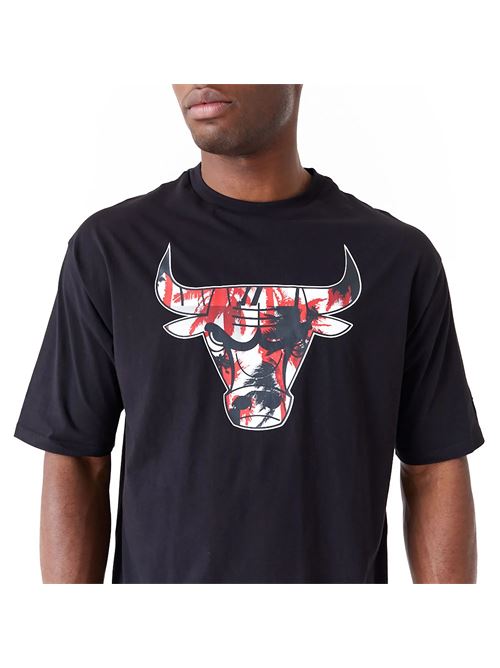 NewEra t-shirt Bulls OS NewEra | 60502658CHIBUL OS FLOWER LOGO